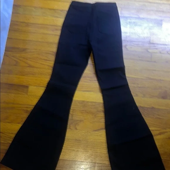 JC- JQ Black Flared Women's Pants! Size M - Picture 3 of 5